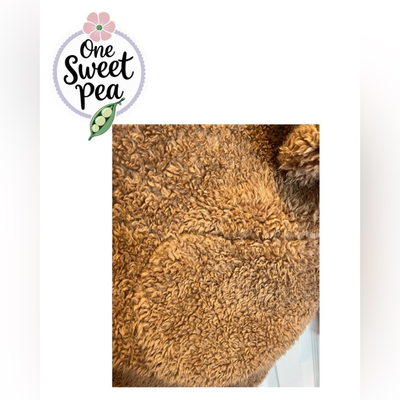 Ashley By 26 International Tan Teddy Bear Faux Sherpa Jacket - Picture 4 of 5